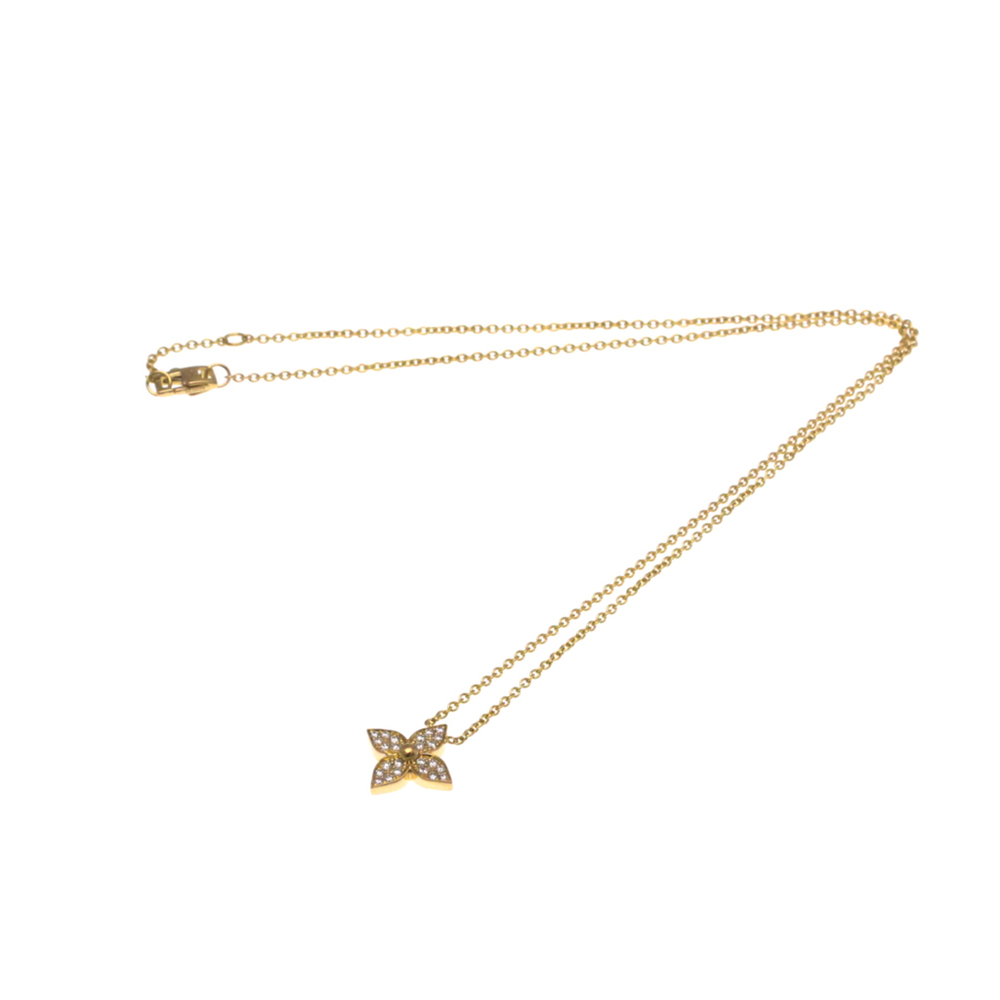 Louis Vuitton Pandantif Star Blossom Diamond Necklace Q93522 Pink Gold (18K) ... - Picture 12 of 12